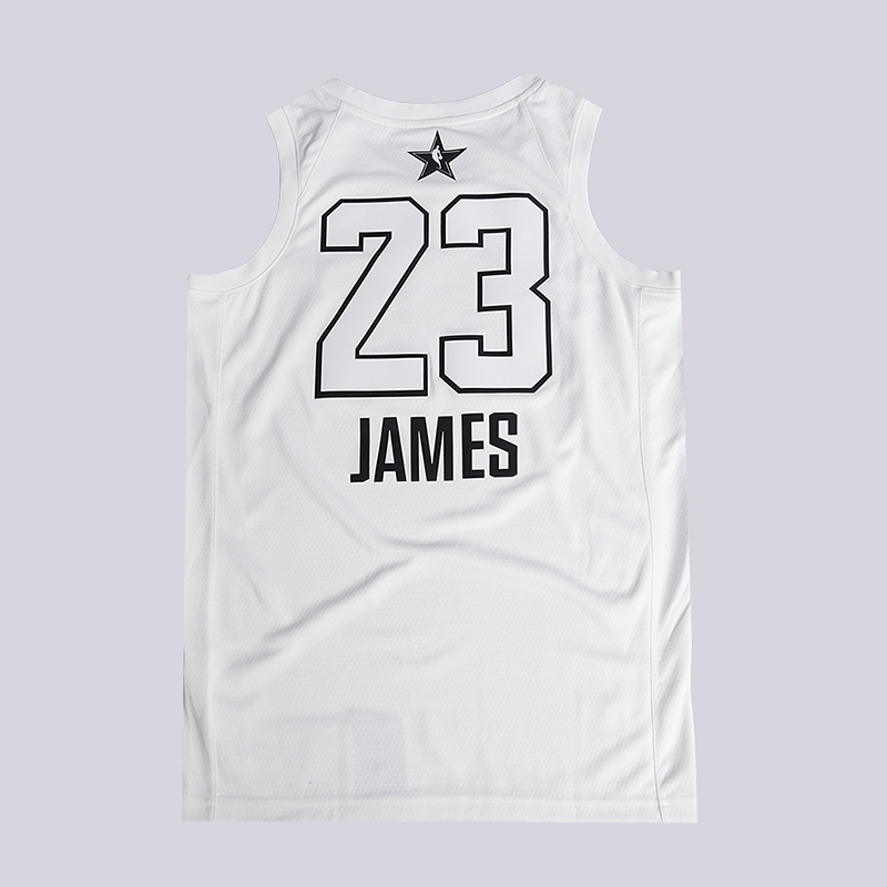 мужская белая майка Jordan LeBron James All-Star Edition Swingman Jersey 928874-100 - цена, описание, фото 4